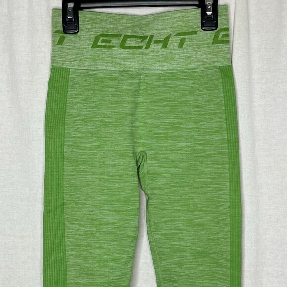 ECHT Arise Pure Seamless Leggings Green Tea Size Small Yoga Gym Workout Fitness - Picture 5 of 9